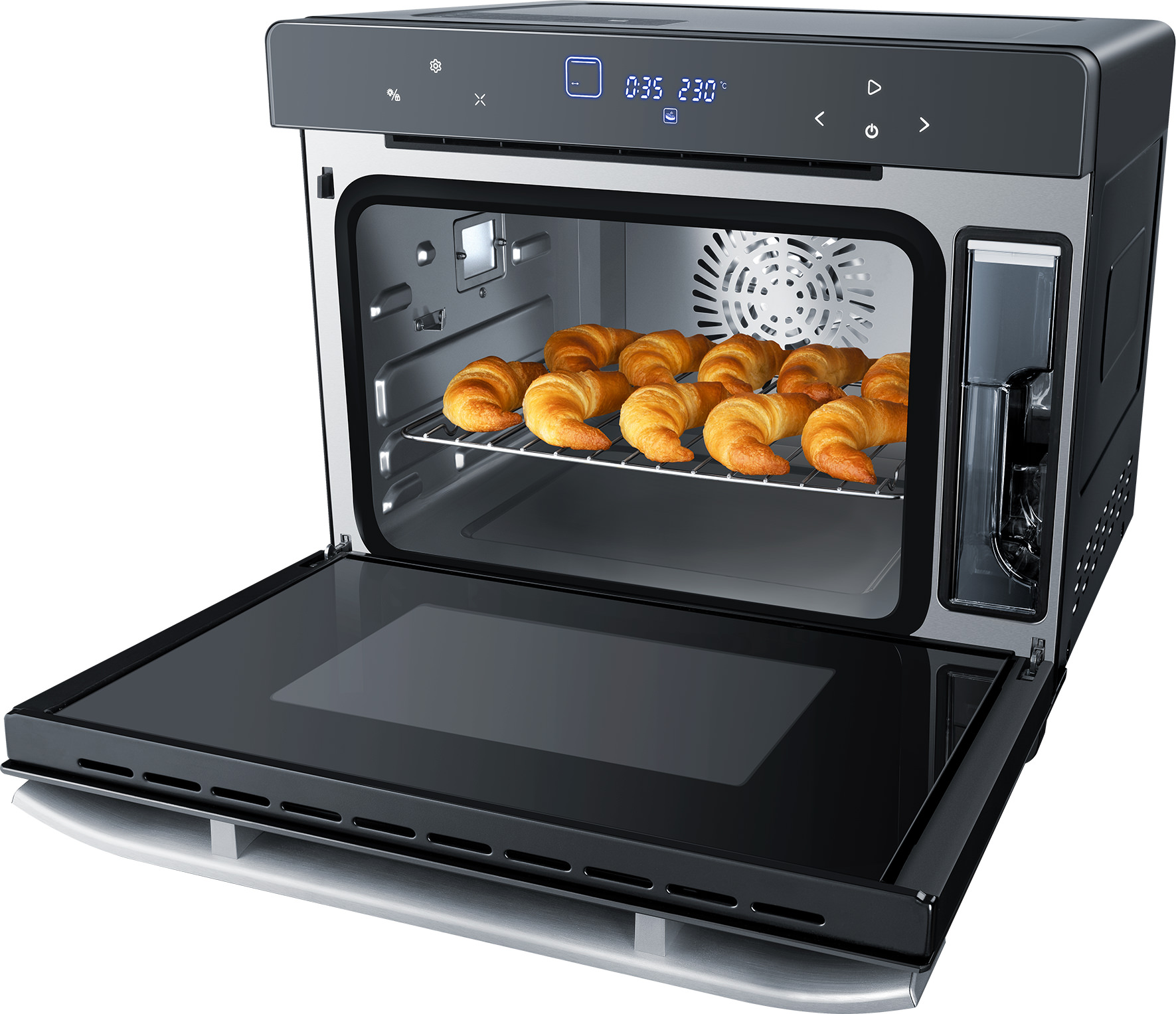 Steba Multifunktions ovn 40 liter, damp, 49 programmer